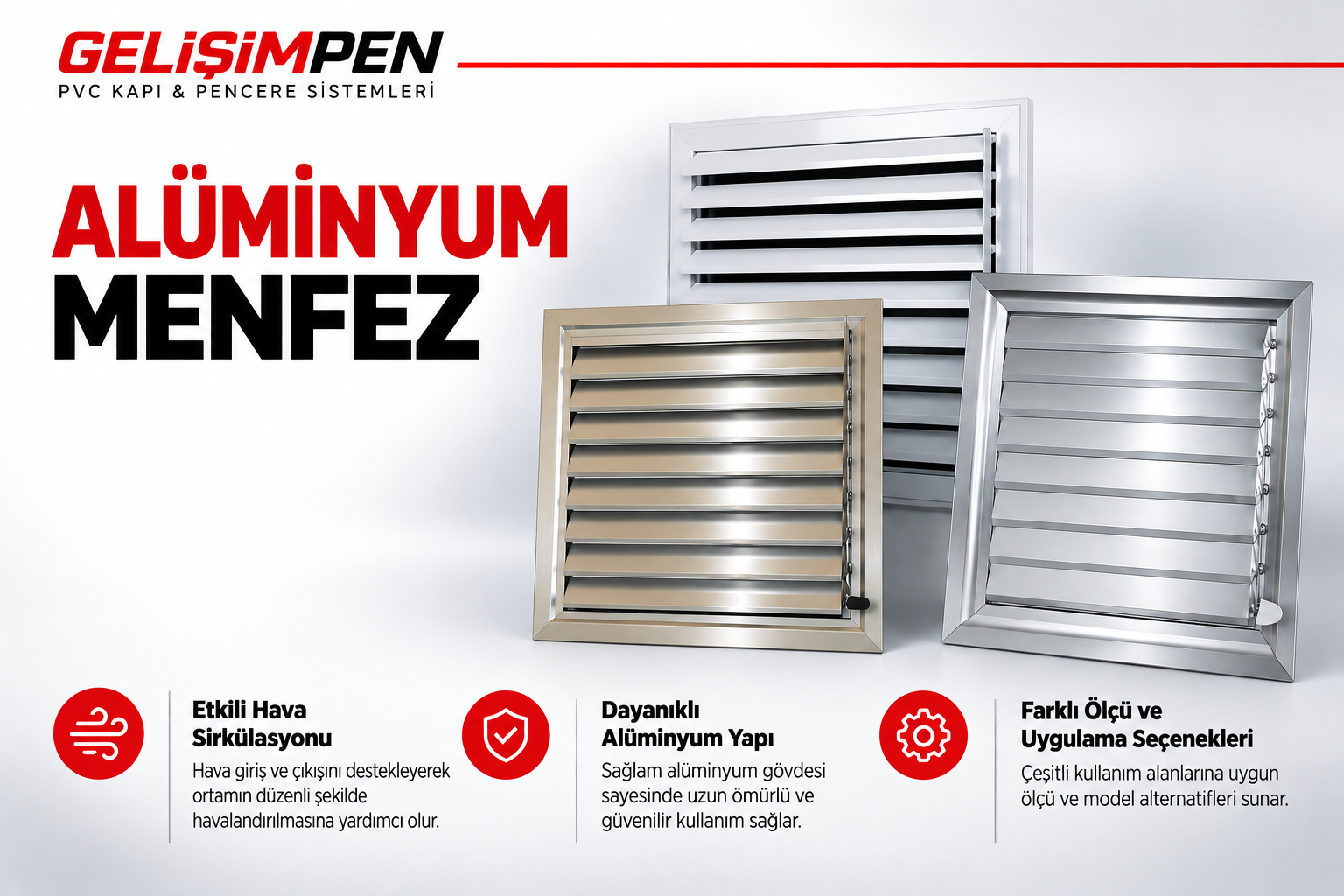 ALÜMİNYUM MENFEZ