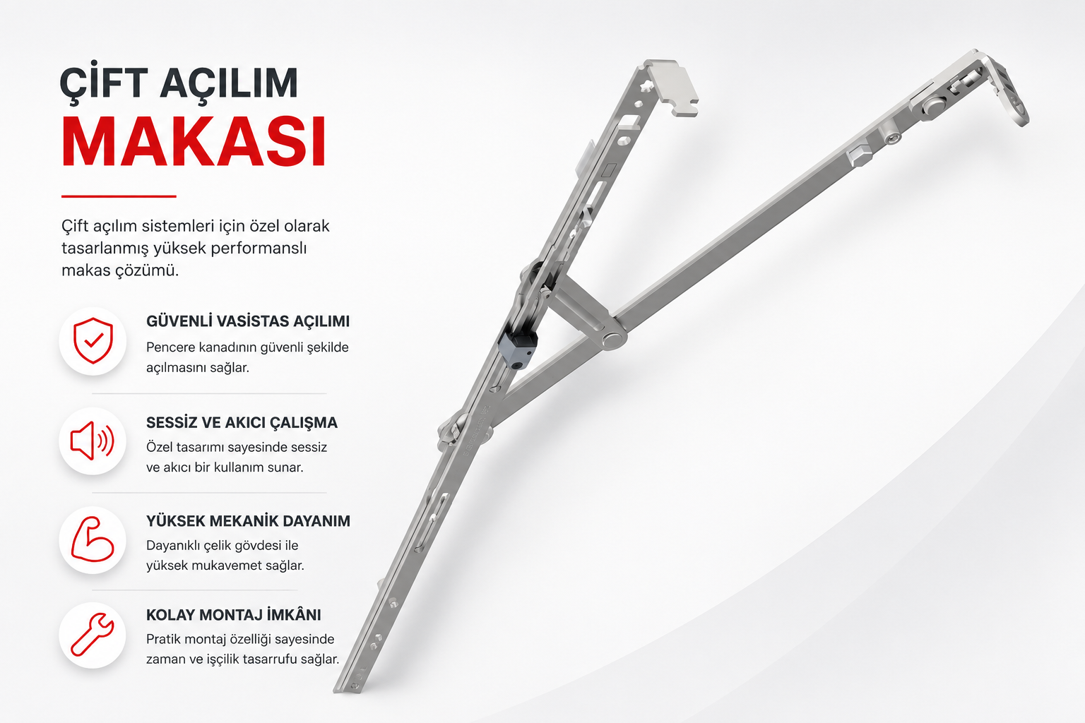 ÇİFT AÇILIM MAKASLARI