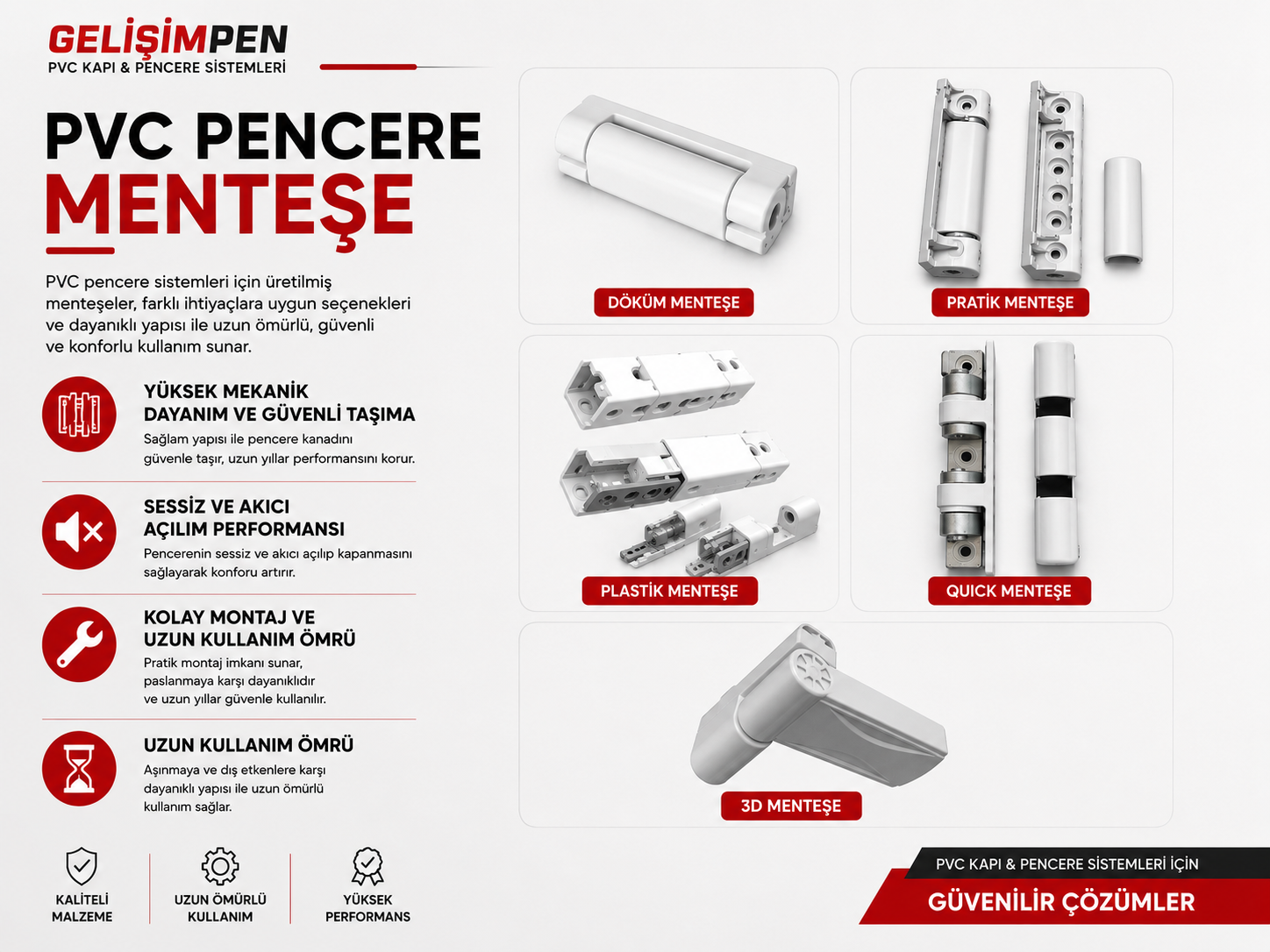 PENCERE MENTEŞELER